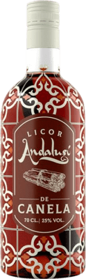 15,95 € Spedizione Gratuita | Crema di Liquore Andalusí Spagna 70 cl Canela — Cannella