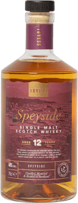 39,95 € Kostenloser Versand | Single Malt Whisky Tovess Speyseite Großbritannien 12 Jahre Flasche 70 cl