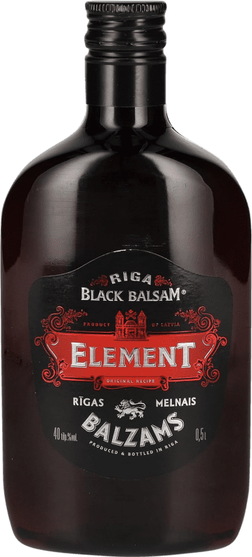 17,95 € Envío gratis | Licores Riga Black Element Original Recipe PET Letonia Botella Medium 50 cl