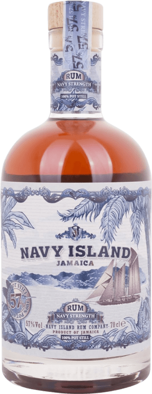 86,95 € 免费送货 | 朗姆酒 ‎Navy Island Jamaica Navy Strength 牙买加 瓶子 70 cl