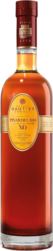 155,95 € Envio grátis | Cognac Conhaque ‎Maison Gautier Pinar del Río Exclusive Cigar Blend XO França Garrafa 70 cl