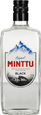 33,95 € 免费送货 | 利口酒 Minttu Black Mint 西班牙 瓶子 Medium 50 cl