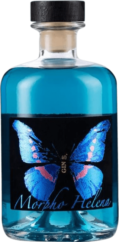 17,95 € Envío gratis | Ginebra Gin Manuel Acha Morpho Helena Edición Limitada País Vasco España Botella Medium 50 cl