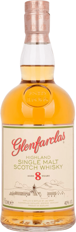 43,95 € Spedizione Gratuita | Whisky Single Malt Glenfarclas Highlands Regno Unito 8 Anni 70 cl