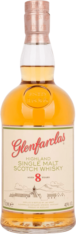 43,95 € Envío gratis | Whisky Single Malt Glenfarclas Highlands Reino Unido 8 Años Botella 70 cl