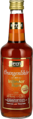 27,95 € Envío gratis | Crema de Licor Spitz Orangenlikör with Inländer Rum Austria Botellín Tercio 35 cl