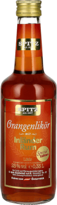 18,95 € Envío gratis | Licores Spitz Austria Botellín Tercio 35 cl Orange — Naranja, Rum — Ron