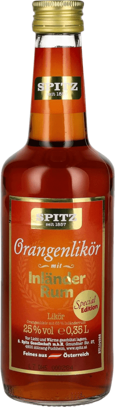 27,95 € Spedizione Gratuita | Crema di Liquore Spitz Orangenlikör with Inländer Rum Austria Bottiglia Terzo 35 cl