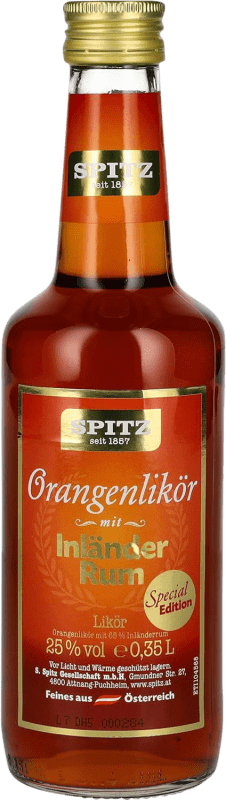 23,95 € Kostenloser Versand | Liköre Spitz Orangenlikör with Inländer Rum Österreich Drittelliterflasche 35 cl