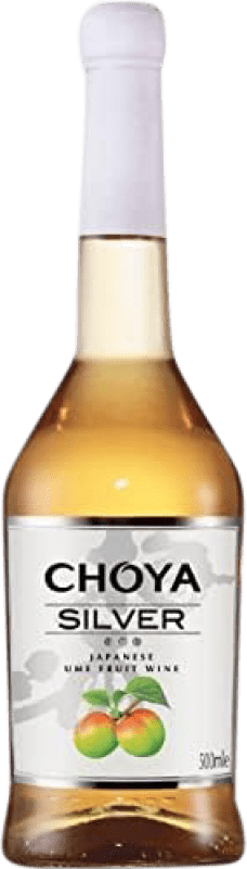 4,95 € 送料無料 | リキュール Choya Silver — シルバーエディション 日本 ミディアムボトル 50 cl Umeshu — 梅 うめ