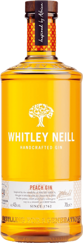 31,95 € Kostenloser Versand | Genever Gin Whitley Neill Großbritannien 70 cl Peach — Pfirsich