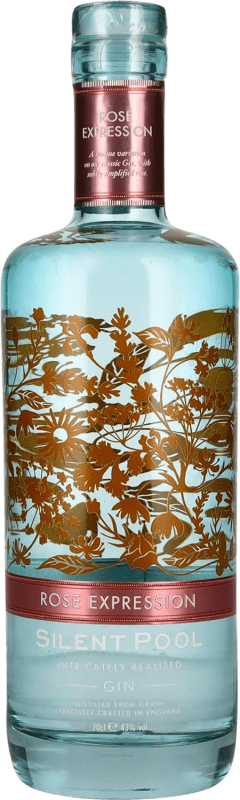 76,95 € Envio grátis | Genever Gin Silent Pool Expression Rosé Reino Unido 70 cl
