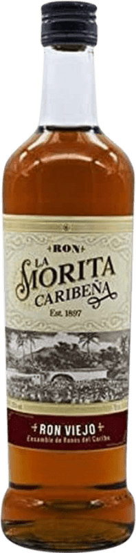 15,95 € Kostenloser Versand | Rum Manuel Acha La Morita Caribeña Viejo — Gereift Baskenland Spanien Flasche 70 cl