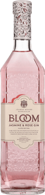 46,95 € Spedizione Gratuita | Gin G&J Greenalls Bloom Jasmine & Rose Limited Edition Regno Unito Bottiglia 70 cl