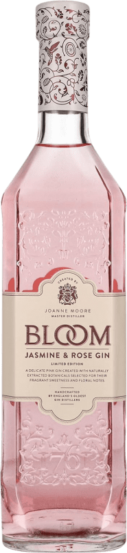 49,95 € Kostenloser Versand | Gin G&J Greenalls Bloom Jasmine & Rose Limited Edition Großbritannien Flasche 70 cl