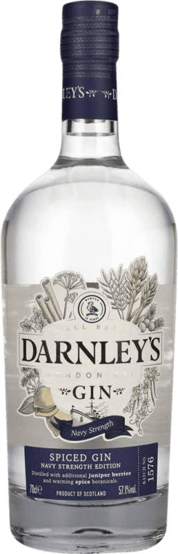 62,95 € 免费送货 | 金酒 Darnley's View Spiced Navy Strength Edition 英国 瓶子 70 cl