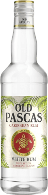 16,95 € Envoi gratuit | Rhum Old Pascas Barbados White Jamaïque Bouteille 70 cl