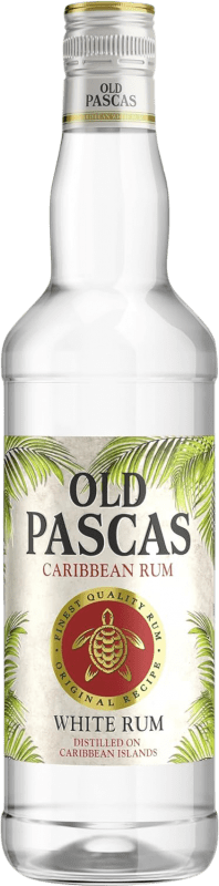 58,95 € Envio grátis | Rum Old Pascas Barbados White — Branco Jamaica 70 cl