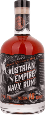 77,95 € 免费送货 | 朗姆酒 Albert Michler Solera Armada Austriaca Imperio 牙买加 18 岁 瓶子 70 cl