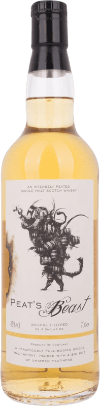 52,95 € 免费送货 | 威士忌单一麦芽威士忌 The Benriach Peat's Beast 德国 瓶子 70 cl