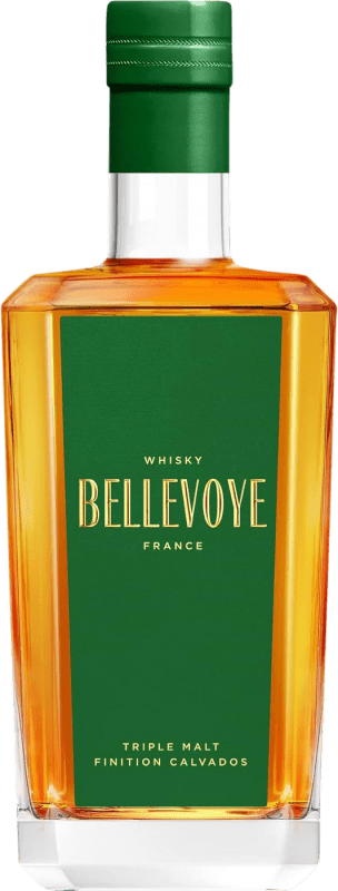 154,95 € Kostenloser Versand | Whiskey Single Malt Les Bienheureux Bellevoye Triple Malt Vert Frankreich Flasche 70 cl