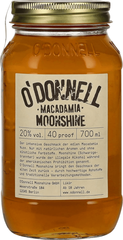 49,95 € Free Shipping | Spirits O'Donnell Moonshine Macadamia Germany Bottle 70 cl