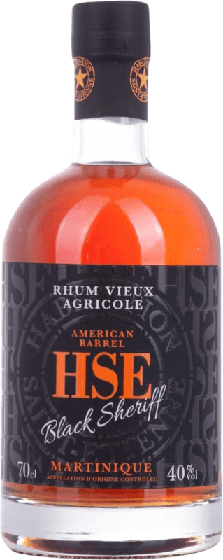 54,95 € Envoi gratuit | Rhum HSE Habitation Vieux American Barrel Black Sheriff Martinique Bouteille 70 cl