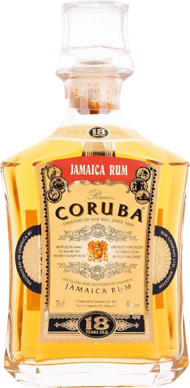 132,95 € Envío gratis | Ron The Rum Company Coruba Jamaica 18 Años Botella 70 cl