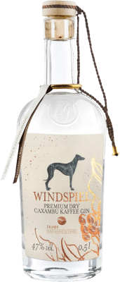 105,95 € Spedizione Gratuita | Genever Gin Windspiel Caxambu Germania Bottiglia Medium 50 cl Kaffee — Caffè