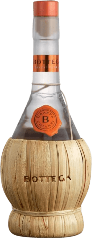 34,95 € Envio grátis | Aguardente Grappa Bottega Fiasco D.O.C.G. Chianti Tuscany Itália Garrafa Medium 50 cl