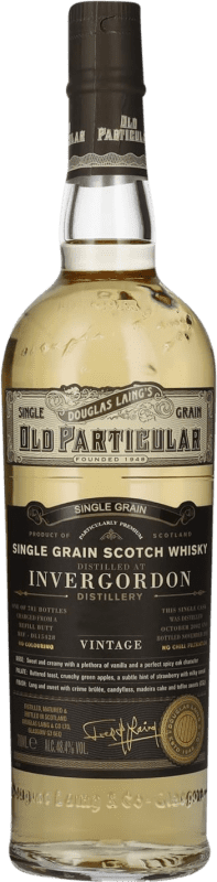 115,95 € Envio grátis | Whisky Single Malt Douglas Laing's Old Particular at Invergordon Single Grain Reino Unido 19 Anos Garrafa 70 cl