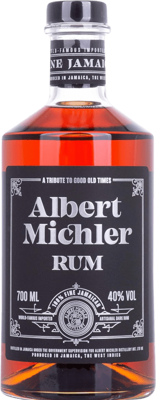 28,95 € 送料無料 | ラム Albert Michler Fine Jamaican Artisanal Dark ジャマイカ ボトル 70 cl