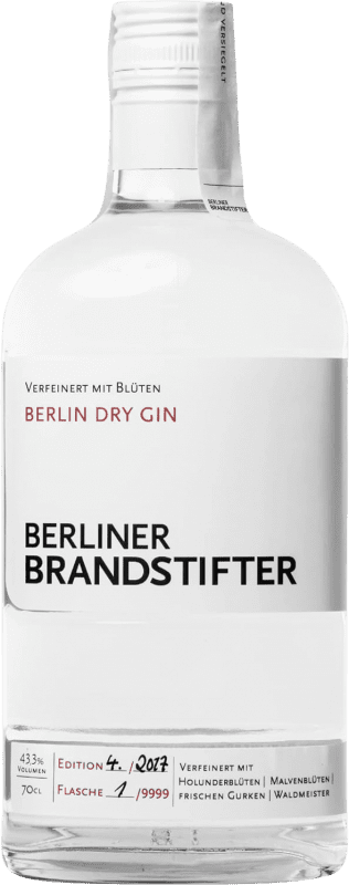 84,95 € Envio grátis | Gin The Berliner Brandstifter Alemanha Garrafa 70 cl