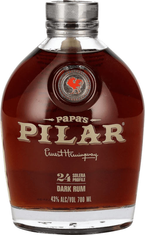 75,95 € Spedizione Gratuita | Rum Papa's Pilar Profile Solera, Dark — Scuro stati Uniti 24 Anni 70 cl