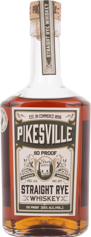 237,95 € Envío gratis | Whisky Blended Heaven Hill Pikesville Rye, Straight Estados Unidos 70 cl