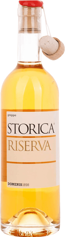 43,95 € Free Shipping | Grappa Domenis 1898 Storica Reserve Italy Medium Bottle 50 cl