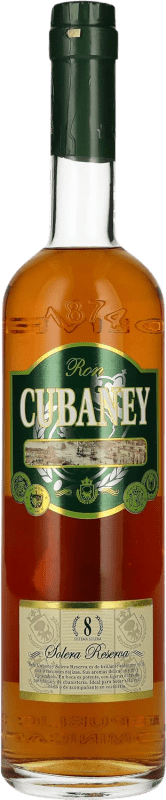 27,95 € Envio grátis | Rum Cubaney Solera Reserva Cuba 8 Anos Garrafa 70 cl