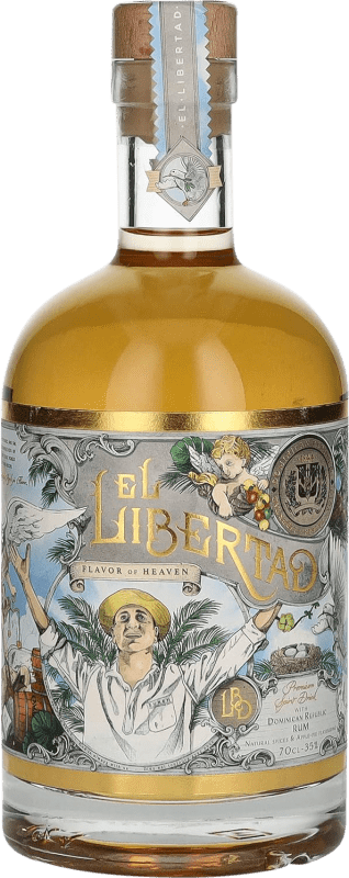 35,95 € 免费送货 | 朗姆酒 El Libertad Flavor of Heaven Premium Chapter IV 多明尼加共和国 瓶子 70 cl