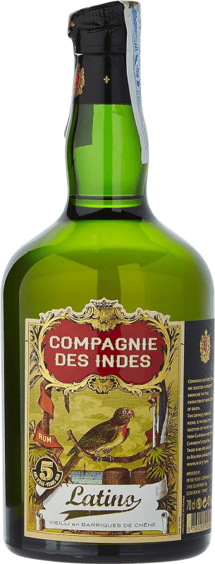 75,95 € Envío gratis | Ron Compagnie des Indes Latino Venezuela 5 Años Botella 70 cl