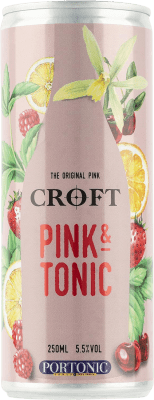 27,95 € Free Shipping | Gin Croft Port Pink and Tonic Portugal Special Bottle 3 L