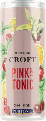 27,95 € 免费送货 | 调和剂 Mixer Croft Port Pink — 粉红 葡萄牙 小瓶装 25 cl GinTonic — 杜松子酒配奎宁水