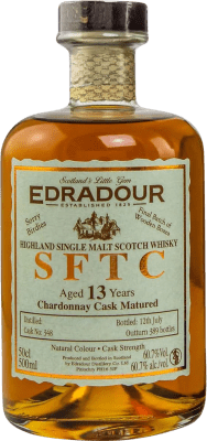 138,95 € Бесплатная доставка | Виски смешанные Edradour Chardonnay Cask Matured SFTC Straight From The Cask Объединенное Королевство 13 Лет бутылка Medium 50 cl