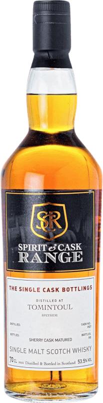 148,95 € Spedizione Gratuita | Whisky Single Malt Spirit & Cask The Single Cask Bottlings at Tomintoul Sherry Cask Matured Regno Unito Bottiglia 70 cl