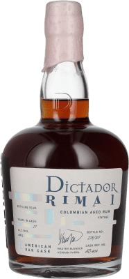 139,95 € Envío gratis | Ron Dictador Rima 1 American Oak Cask Colombia 21 Años Botella 70 cl