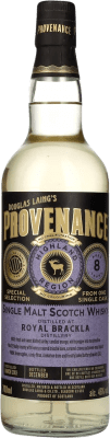 66,95 € Kostenloser Versand | Whiskey Single Malt Douglas Laing's Provenance at Royal Brackla Großbritannien 8 Jahre Flasche 70 cl