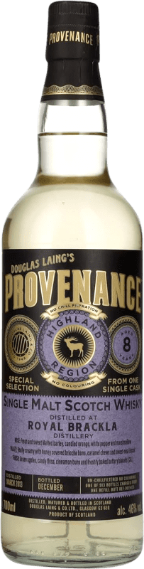 66,95 € 免费送货 | 威士忌单一麦芽威士忌 Douglas Laing's Provenance at Royal Brackla 英国 8 岁 瓶子 70 cl