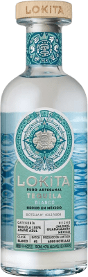 99,95 € Envío gratis | Tequila Lokita Artesanal Blanco México Botella 70 cl