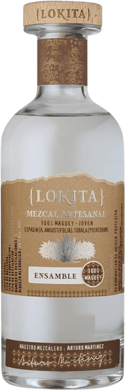 131,95 € 免费送货 | 梅斯卡尔 Lokita Ensamble Artesanal — 手工艺的 墨西哥 70 cl