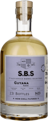 161,95 € 免费送货 | 朗姆酒 1423 World Class Spirits S.B.S Guyana Single Barrel Selection 特立尼达和多巴哥 瓶子 70 cl