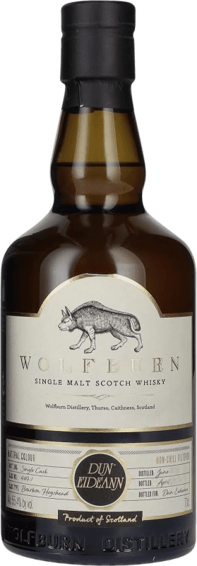 139,95 € Бесплатная доставка | Виски из одного солода Wolfburn Dun Eideann Single Cask Объединенное Королевство бутылка 70 cl